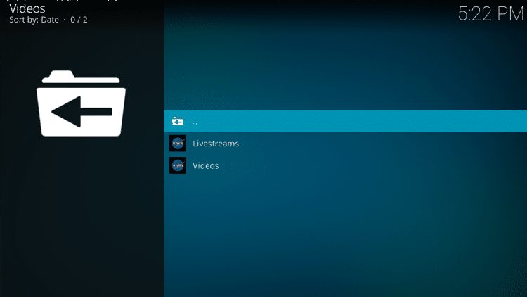 Step 10 - How to Install NASA Kodi Addon Guide