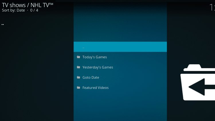 Step 10 - How to Install NHL TV Kodi Addon Guide