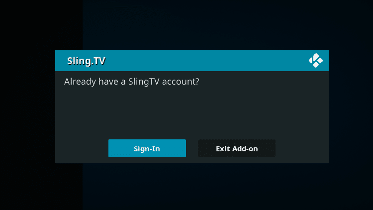 Step 10 - How to Install Sling TV Kodi Addon Guide