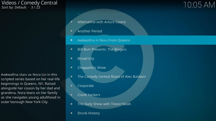 Step 11 - How to Install Comedy Central Kodi Addon Guide