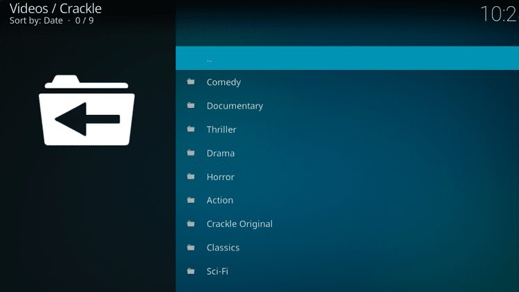 Step 11 - How to Install Crackle Kodi Addon Guide