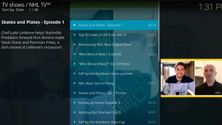 Step 11 - How to Install NHL TV Kodi Addon Guide
