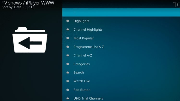 Step 11 - How to Install iPlayer WWW Kodi Addon Guide