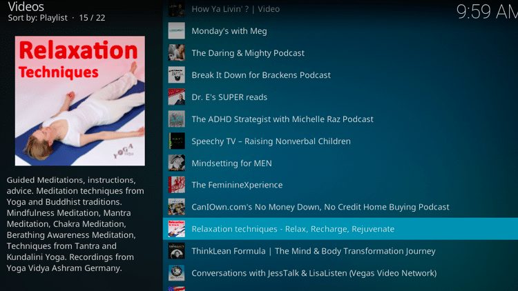 Step 12 - How to Install Apple iTunes Podcasts Kodi Addon Guide