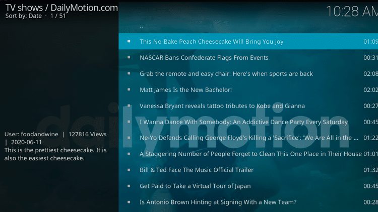 Step 12 - How to Install DailyMotion Kodi Addon Guide
