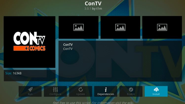 Step 6 - How to Install ConTV Kodi Addon Guide