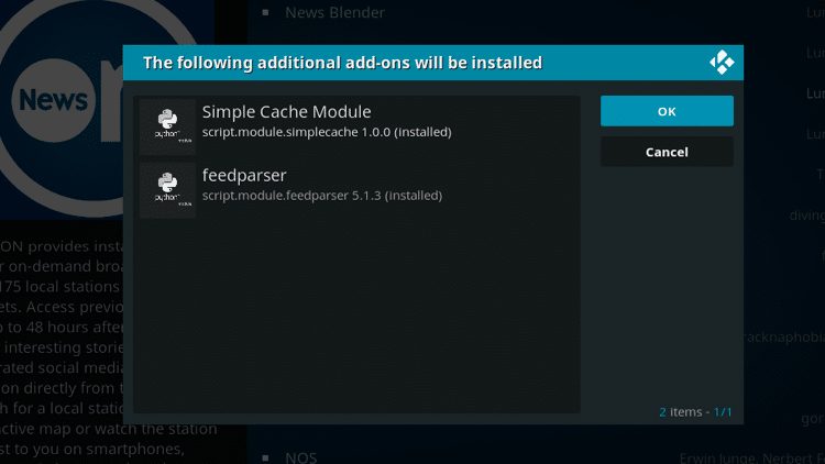 Step 7 - How to Install NewsON Kodi Addon Guide