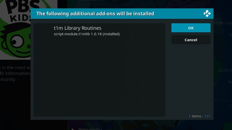 Step 7 - How to Install PBS Kids Kodi Addon Guide