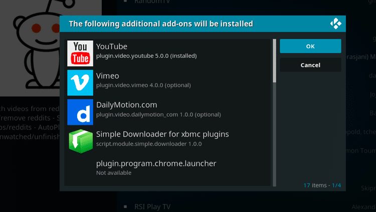 Step 7 - How to Install Reddit Kodi Addon Guide