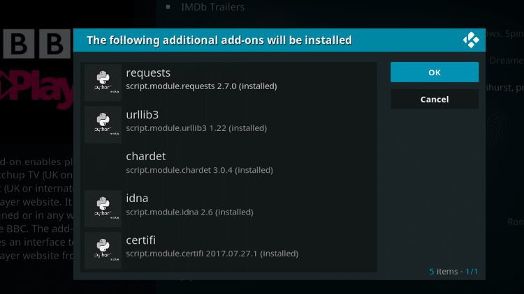 Step 7 - How to Install iPlayer WWW Kodi Addon Guide
