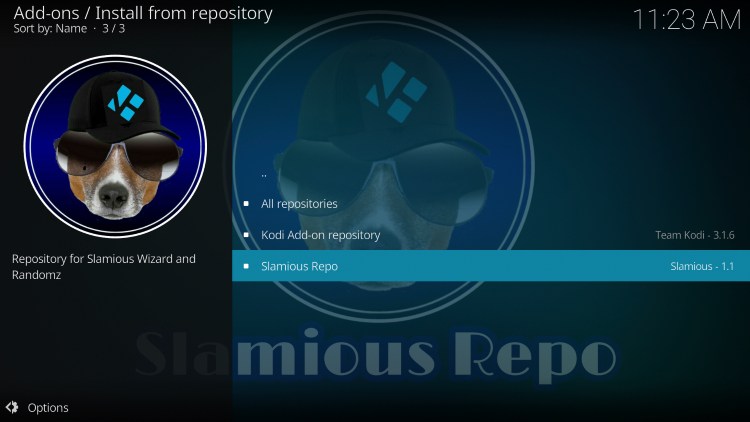 Choose Slamious Repo