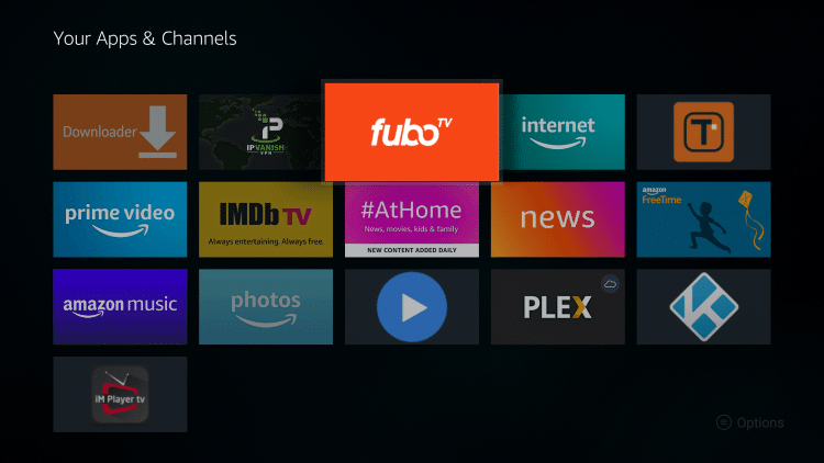 fire stick fubotv