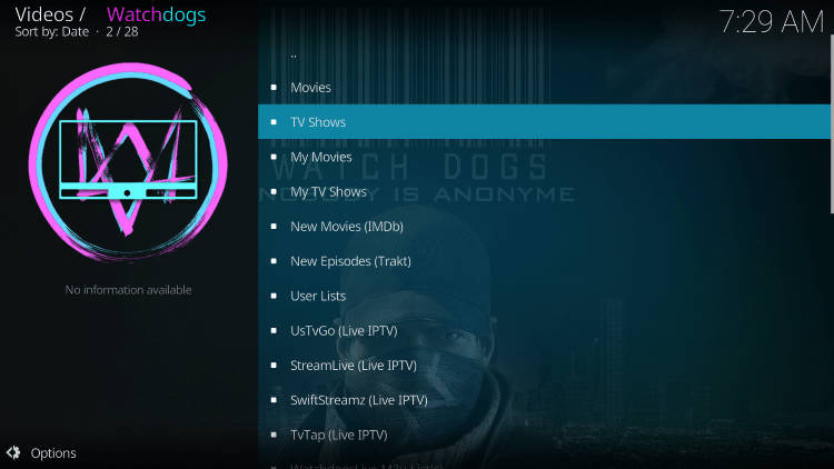 For these reasons and more, WatchDogs has been chosen as a Best Kodi Add-On by TROYPOINT.