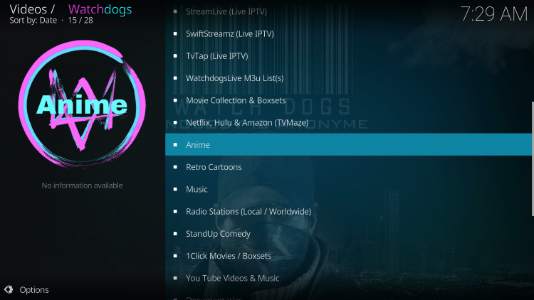 watchdogs kodi addon