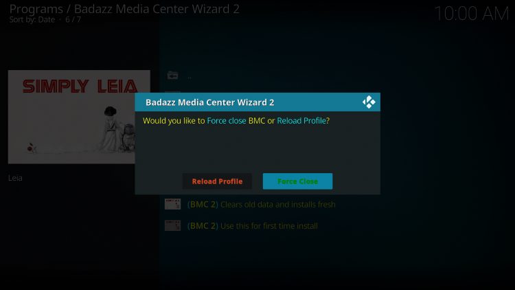 When this message appears click Force Close