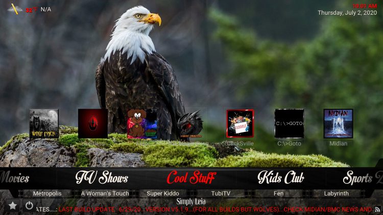 bmc kodi build categories