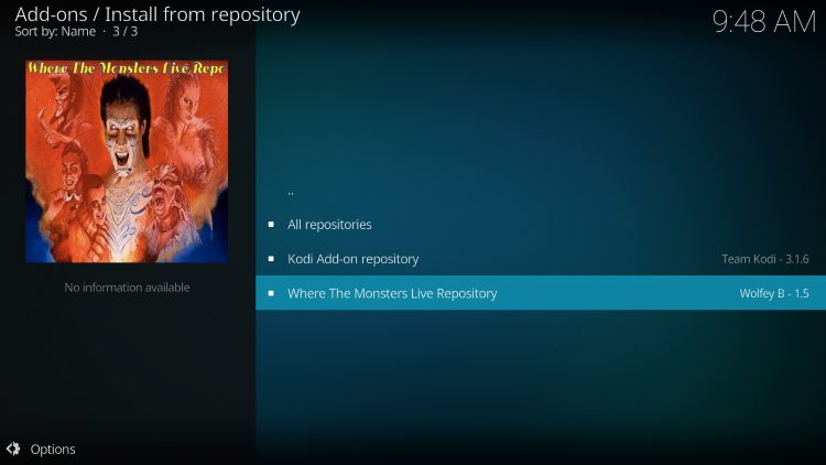 Click Where The Monsters Live Repository