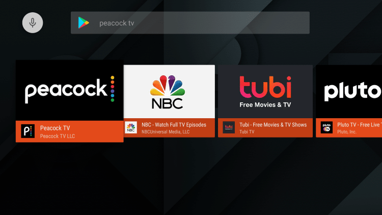 difference between peacock and nbc app