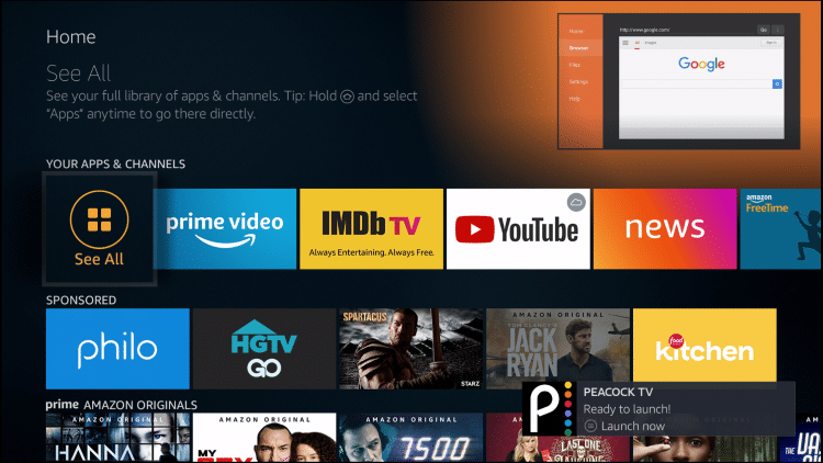 How to Get Peacock TV on Your  Firestick