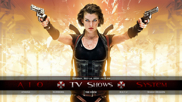 resident evil kodi build tv shows