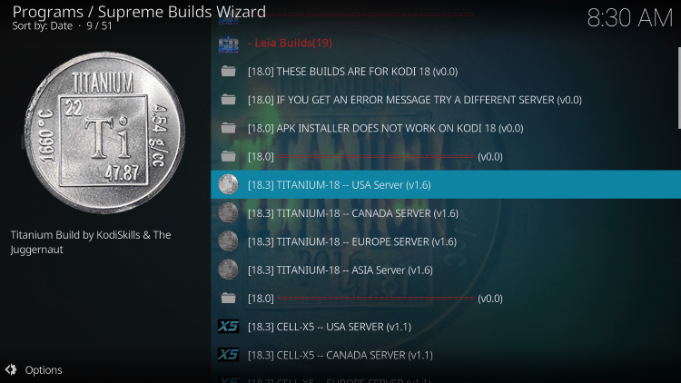 Choose Titanium - USA Server