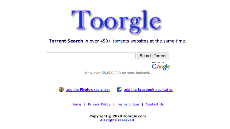 toorgle torrent search engine 