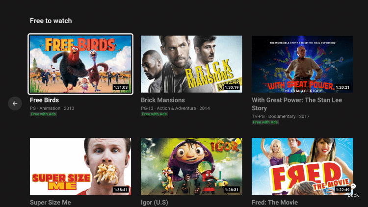 That's it! You can now watch free movies on YouTube using a Firestick/Fire TV.