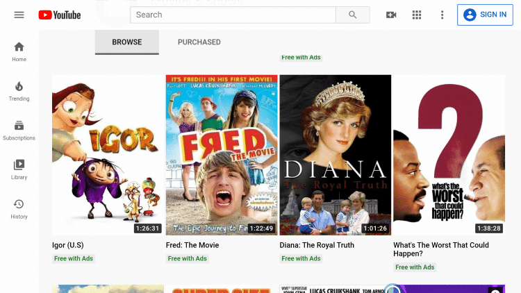 That's it! You can now watch free YouTube movies using the Silk Browser.