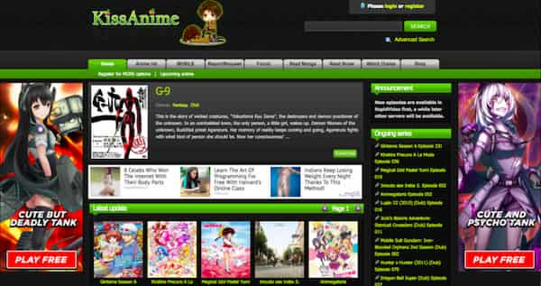 Kissanime discount watch free