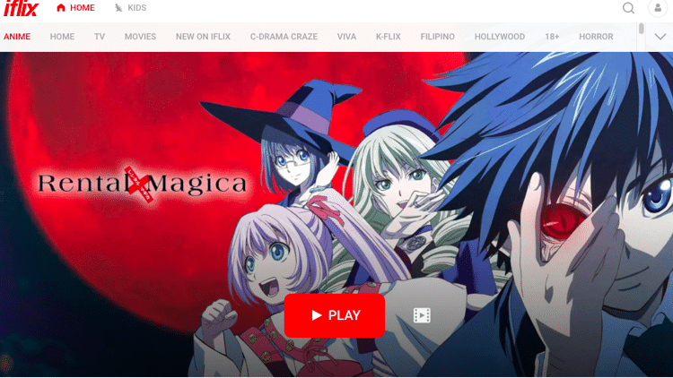 anime streaming sites iflix