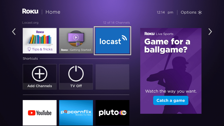 install redbox tv app on roku