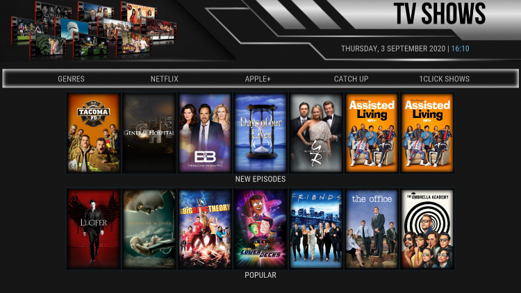 noxos kodi build tv shows