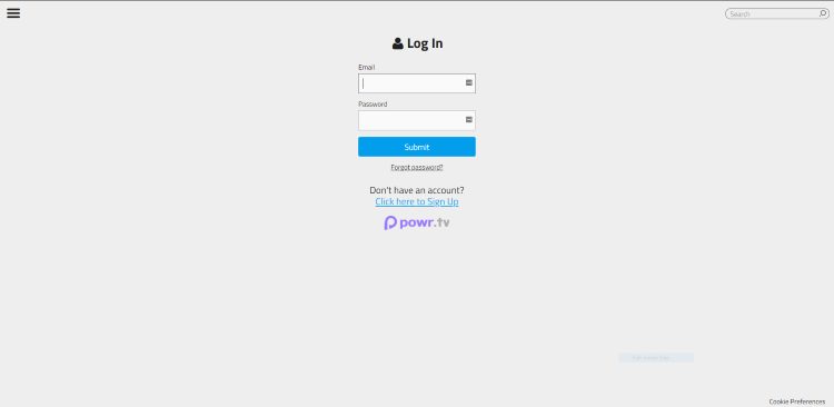 Select the Click here to Sign up option