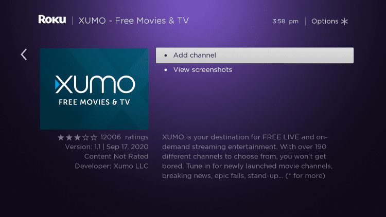 Choose Add channel