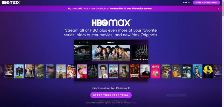 HBO Max App Now Available on  Fire TV