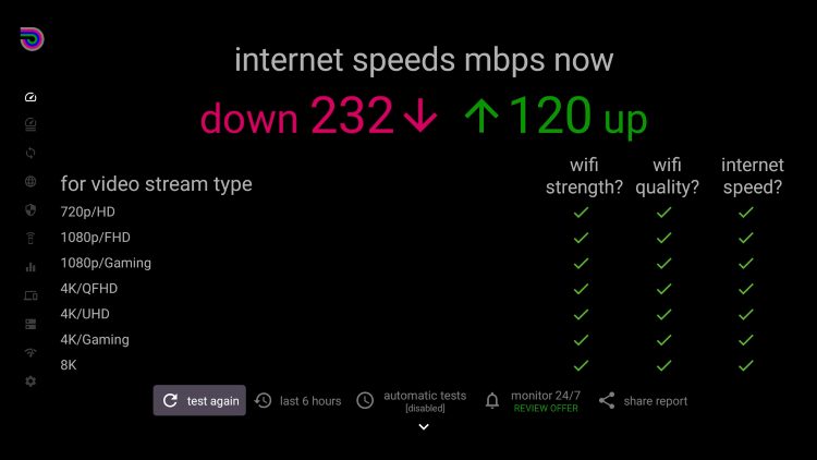 MECOOL KM9 Pro Honour download speed