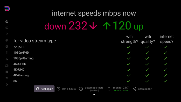 MECOOL KM9 Pro Honour download speed