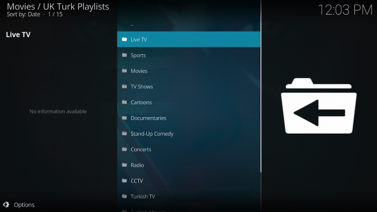 You can find similar categories within the UK Turks Kodi Addon.