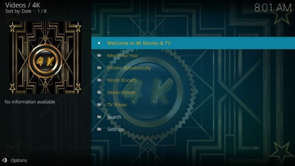Kodi Addon Interface