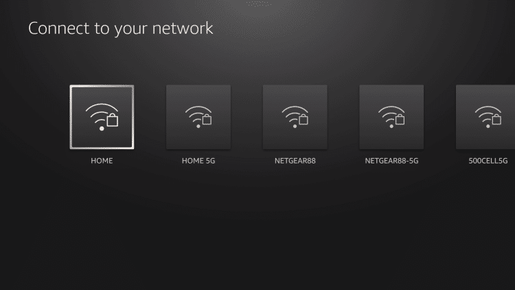 choose your network