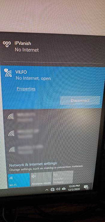 Vilfo Connect to WiFi