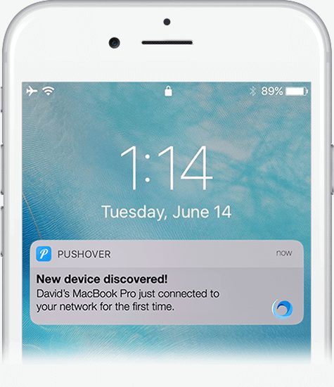Vilfo Push & Email Notifications