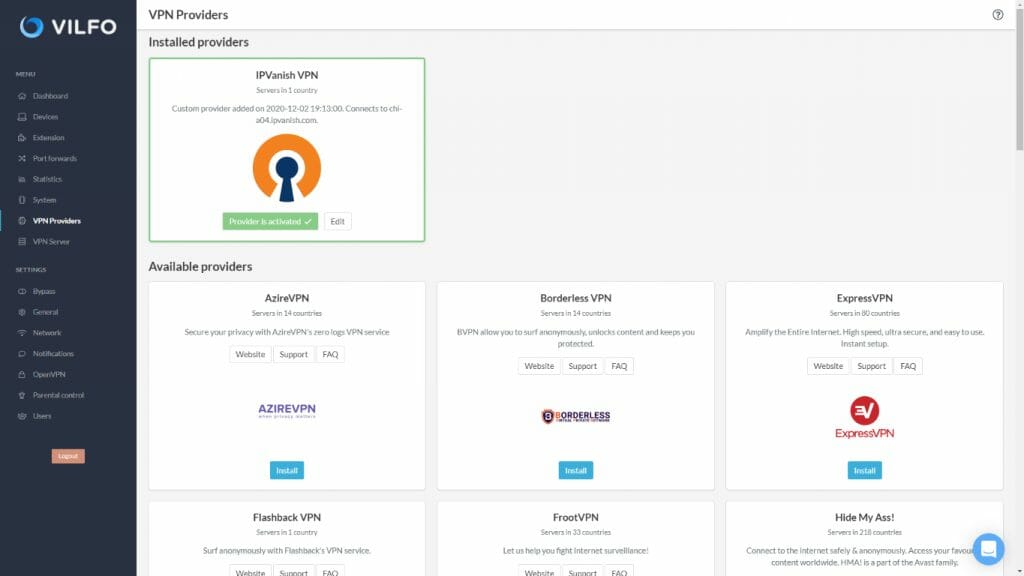 VPN Providers