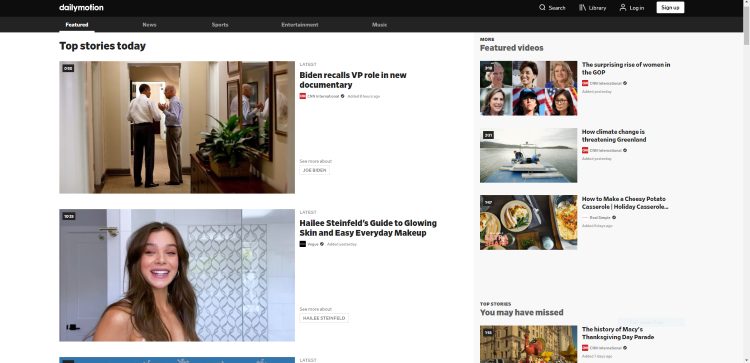 youtube alternatives dailymotion