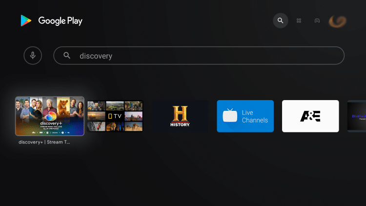 choose the discovery plus app