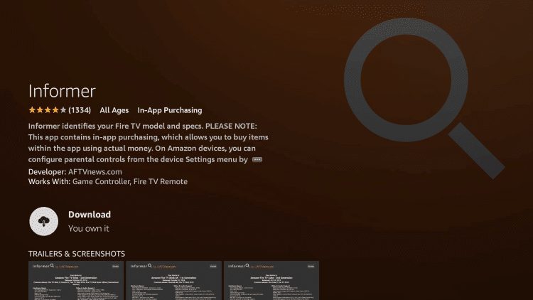 click download or get