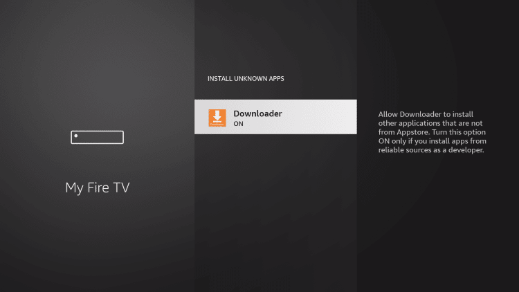 This will turn Unknown Sources on to jailbreak firestick