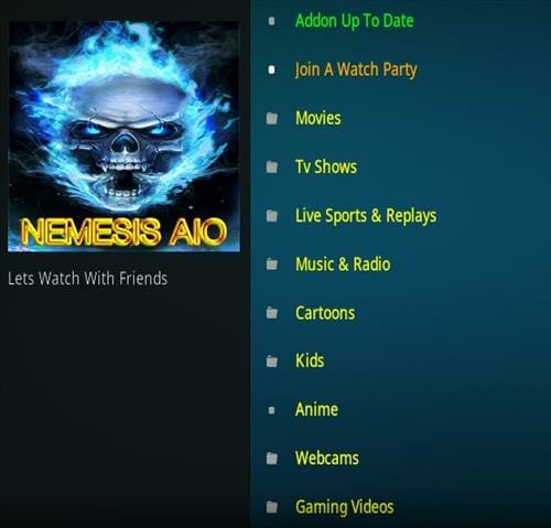 Refer to the Repository URL below for installing Nemesis AIO on Kodi 19.