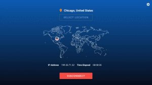 strongvpn home screen