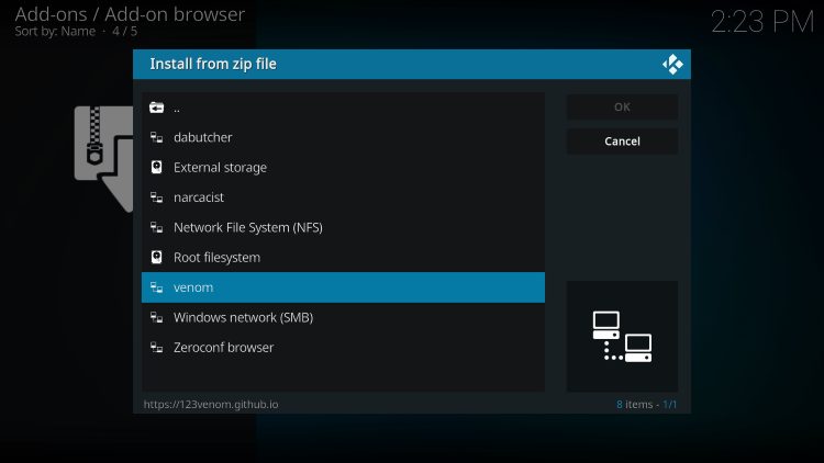 That's it! You will notice the various repositories that you selected from the previous steps.